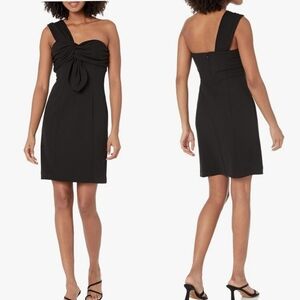 Trina Turk  Amal‎ Black One Shoulder Cocktail Dress NWOT